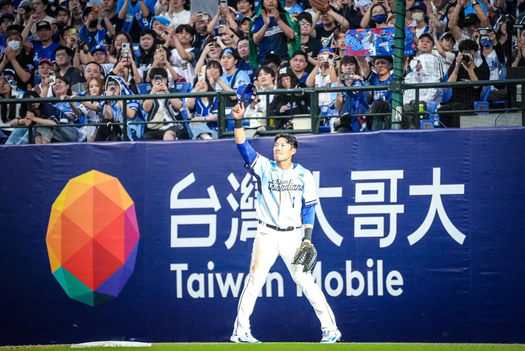 林哲瑄2局後退場。(圖/翻攝自富邦悍將臉書)