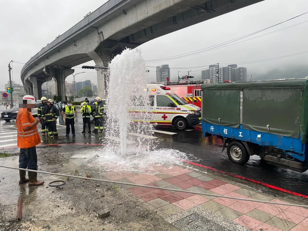 車禍現場。（圖／警方提供）