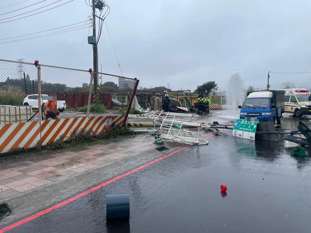 車禍現場。(圖/警方提供)