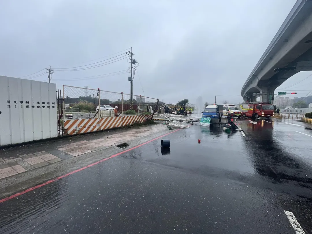車禍現場。(圖/警方提供)