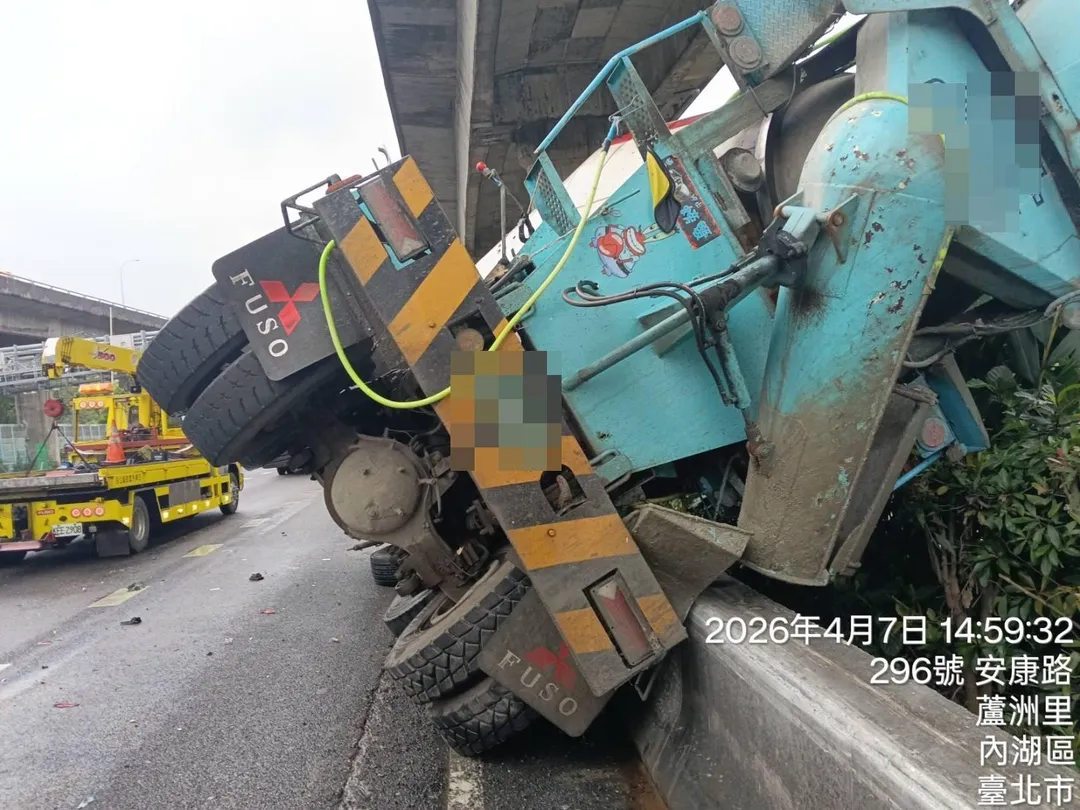 車禍現場。（圖／警方提供）
