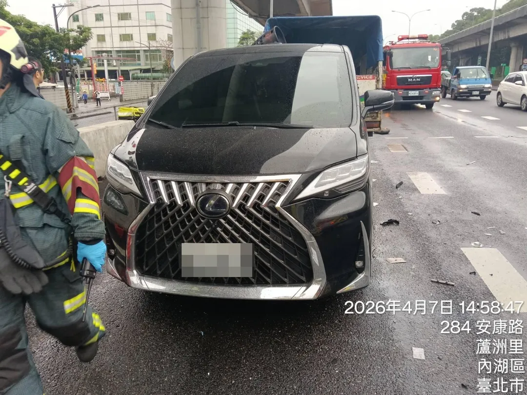 車禍現場。（圖／警方提供）