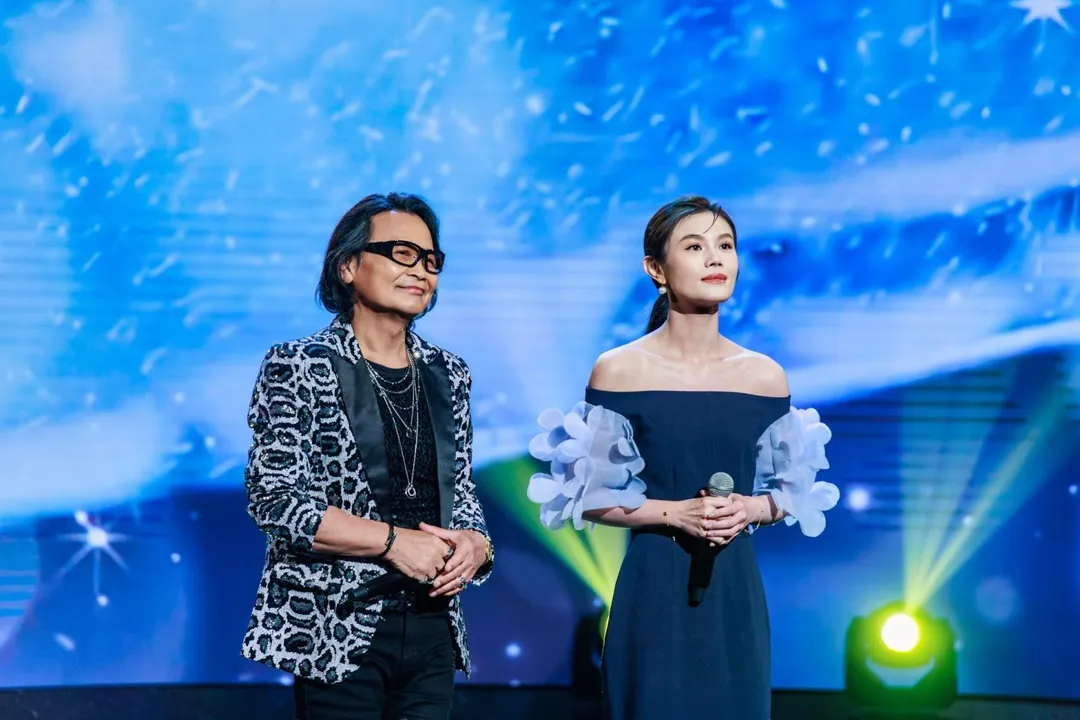 朱海君（右）日前久違登節目《綜藝一級棒》與沈文程（左）同台演出（圖／中視 提供）