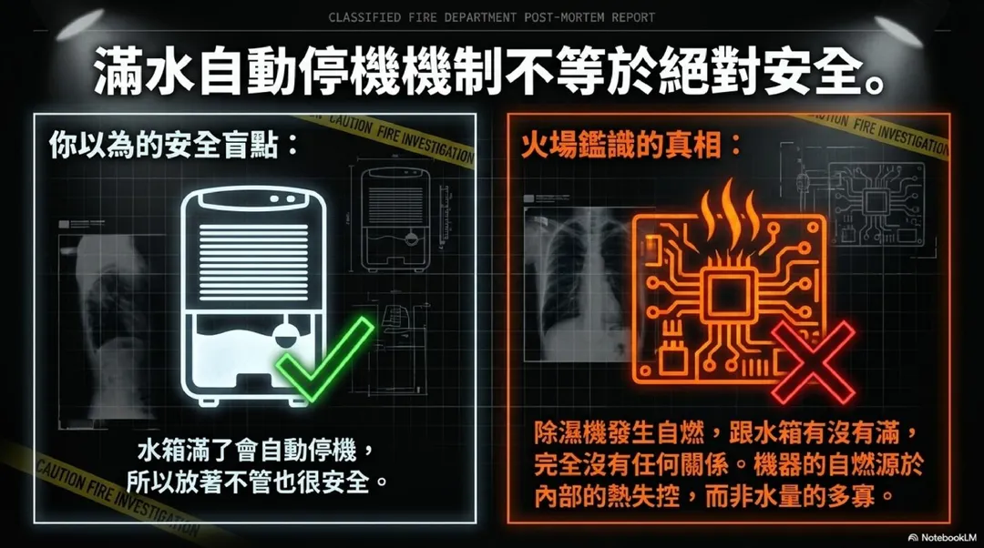 滿水停機機制不代表安全。（圖／消防神主牌粉專）