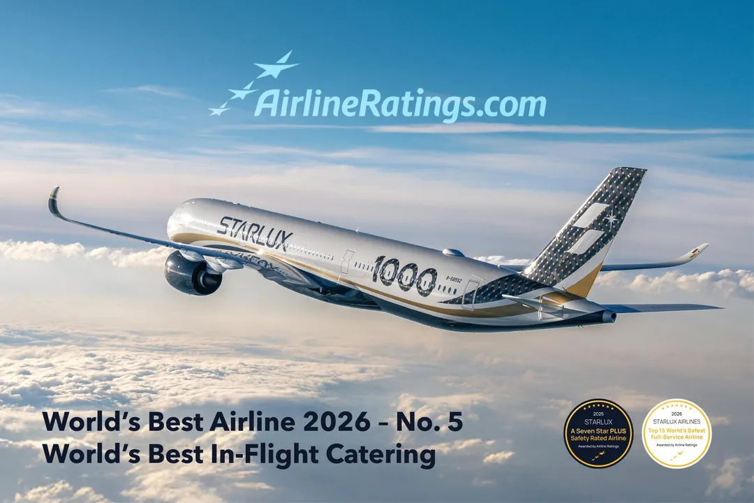 星宇航空榮獲Airline Ratings 2026全球最佳航空第五。（圖／星宇航空提供）