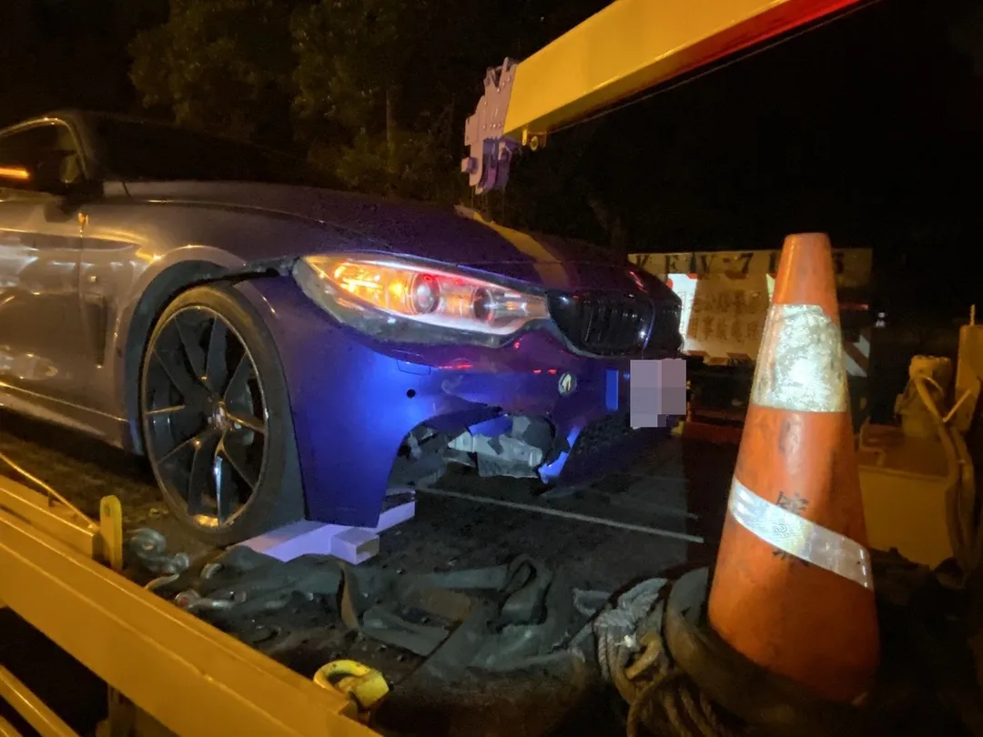 受害的車輛共有11輛。（圖／國道警方提供）