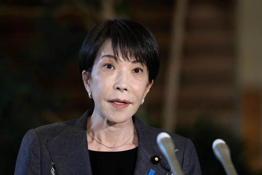 日相高市早苗在X平台上針對山西礦災發文哀悼。（圖／路透）