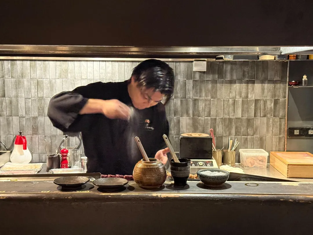 料理長笠春介。（圖／黃宏輝提供）