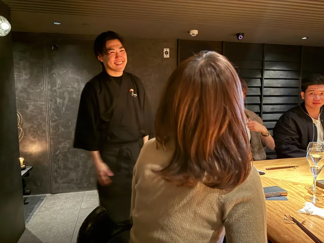 料理長開懷暢談願景。（圖／黃宏輝提供）