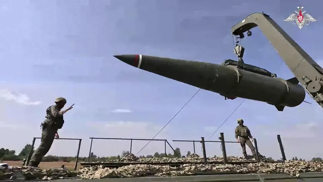 圖為俄軍「伊斯坎德爾」飛彈。（圖／美聯社）
