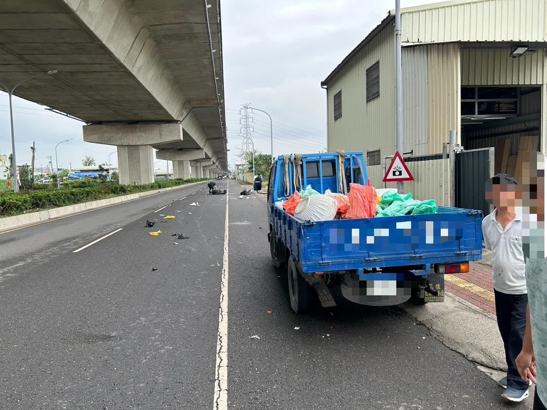 大寮市道188機車事故釀1死。（圖／警方提供）