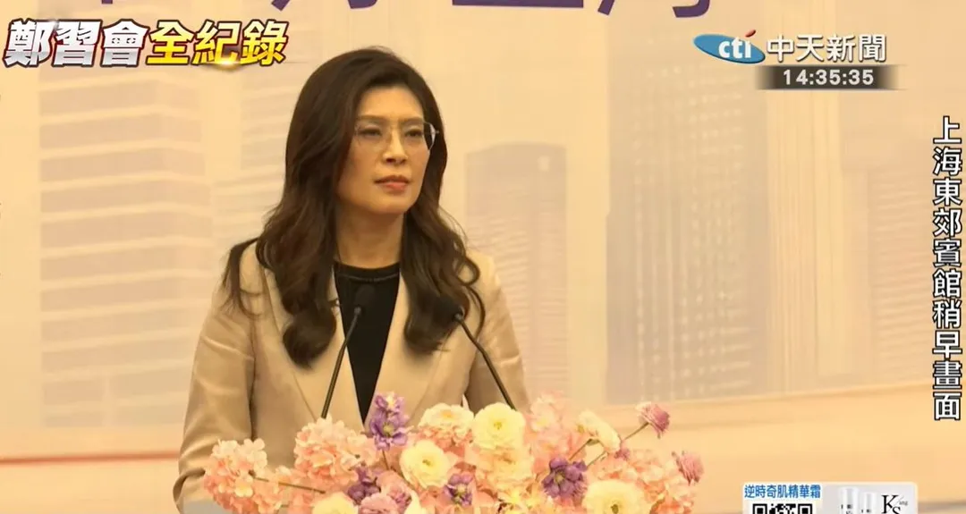 國民黨主席鄭麗文。（圖／中天新聞）