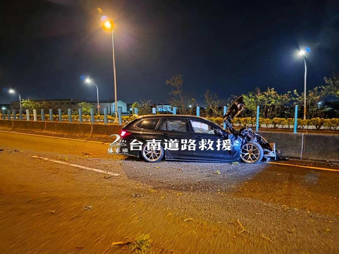 車禍現場。（圖/台南道路救援張家班授權提供）