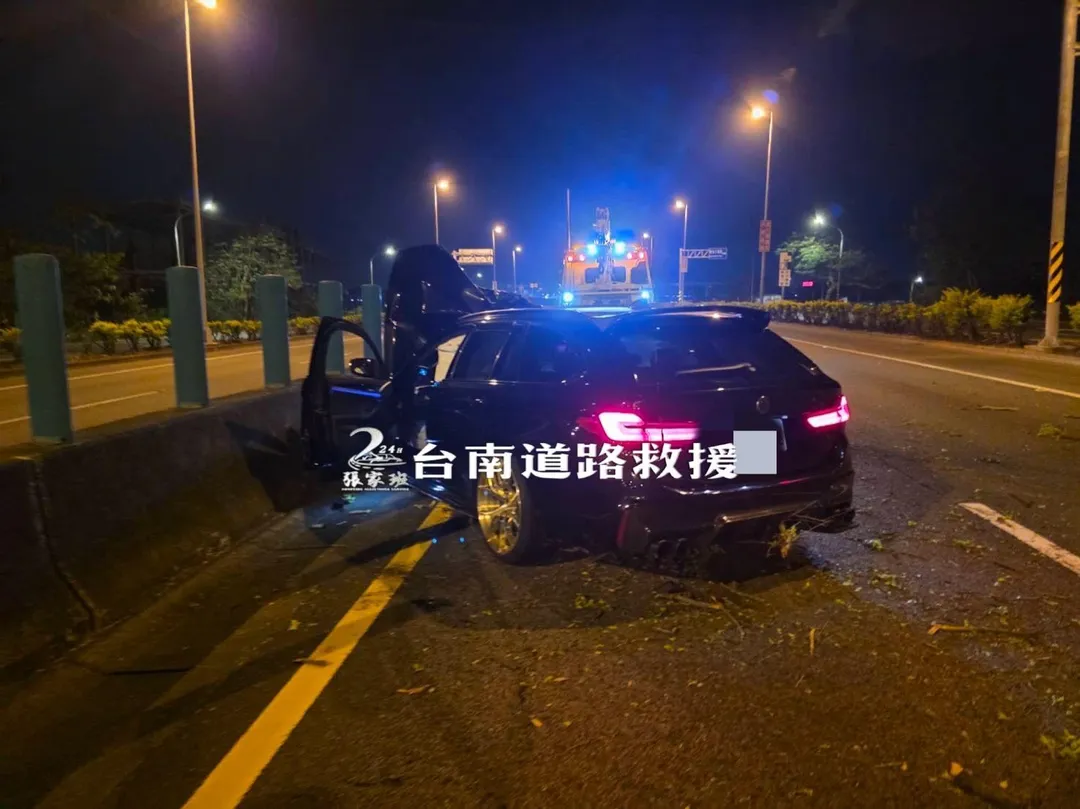 車禍現場。（圖/台南道路救援張家班授權提供）