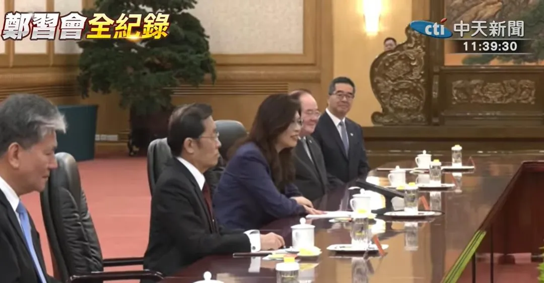 鄭麗文談話。（圖/中天新聞）