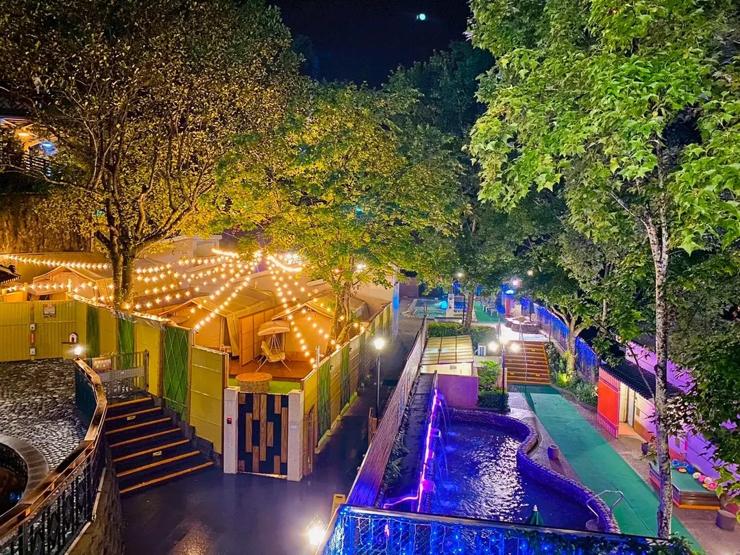 台中統一谷關著名山林碳酸氫鈉泉。（圖／統一渡假村提供）
