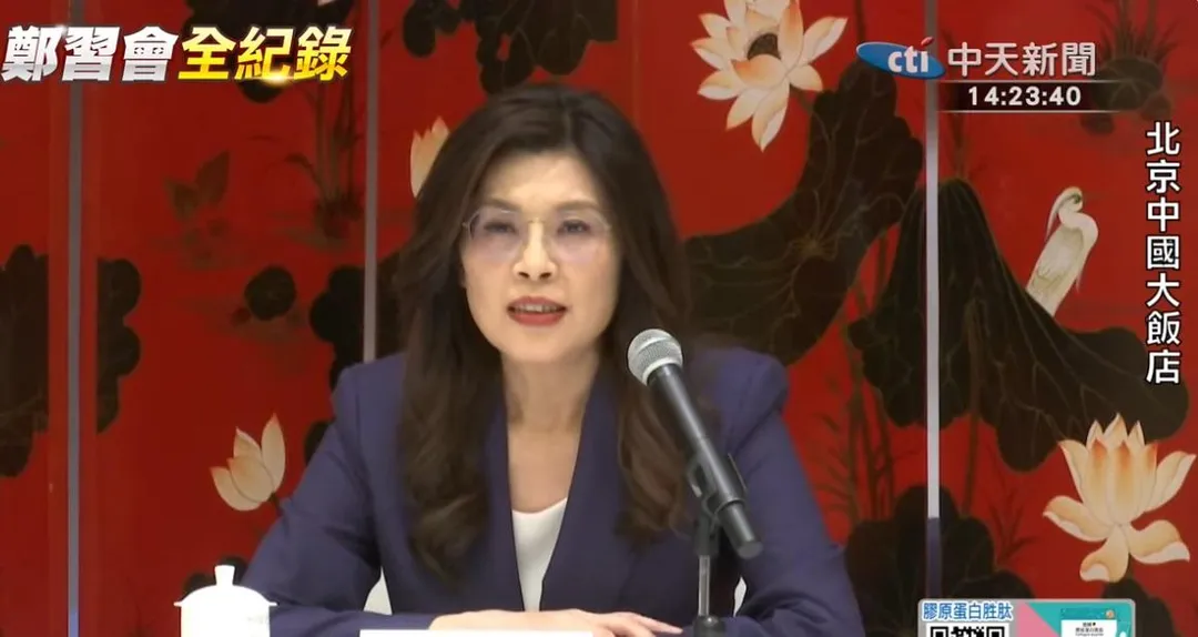 國民黨主席鄭麗文。(圖/中天新聞)