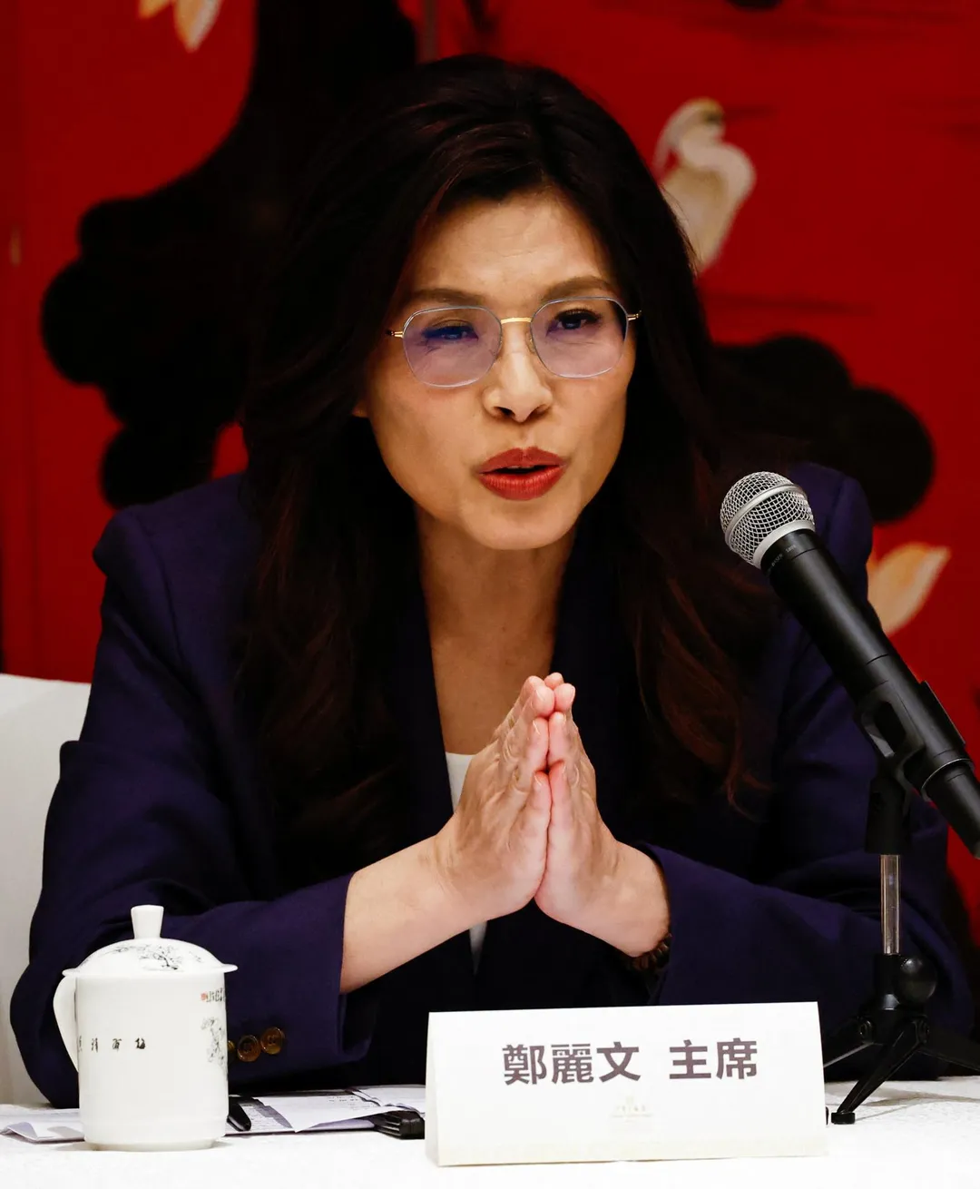 中國國民黨主席鄭麗文。（圖／《路透社》）