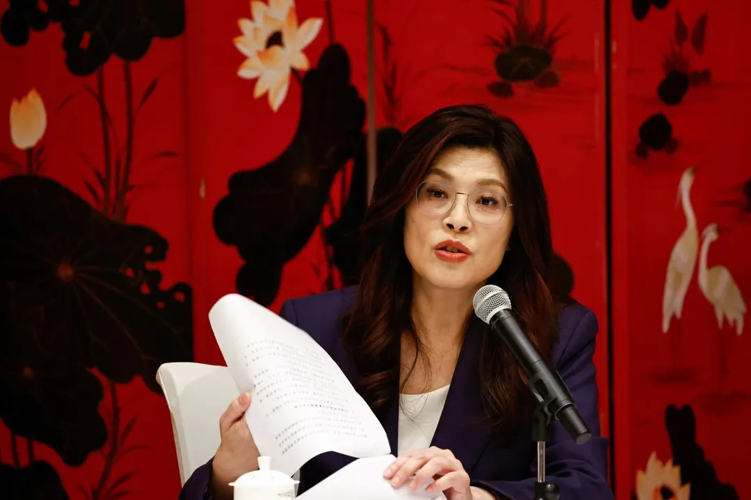國民黨主席鄭麗文在訪問大陸前後皆喊話「鄭賴會」溝通看法。（資料照／路透社）