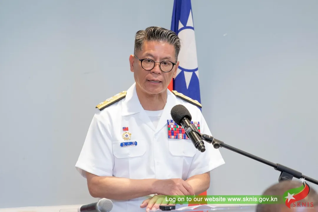 2026敦睦支隊指揮官陳明峯少將。(圖/截自克國政府新聞處臉書)