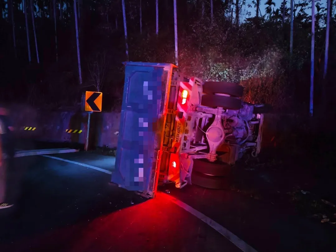 車禍現場。（圖／警方提供）
