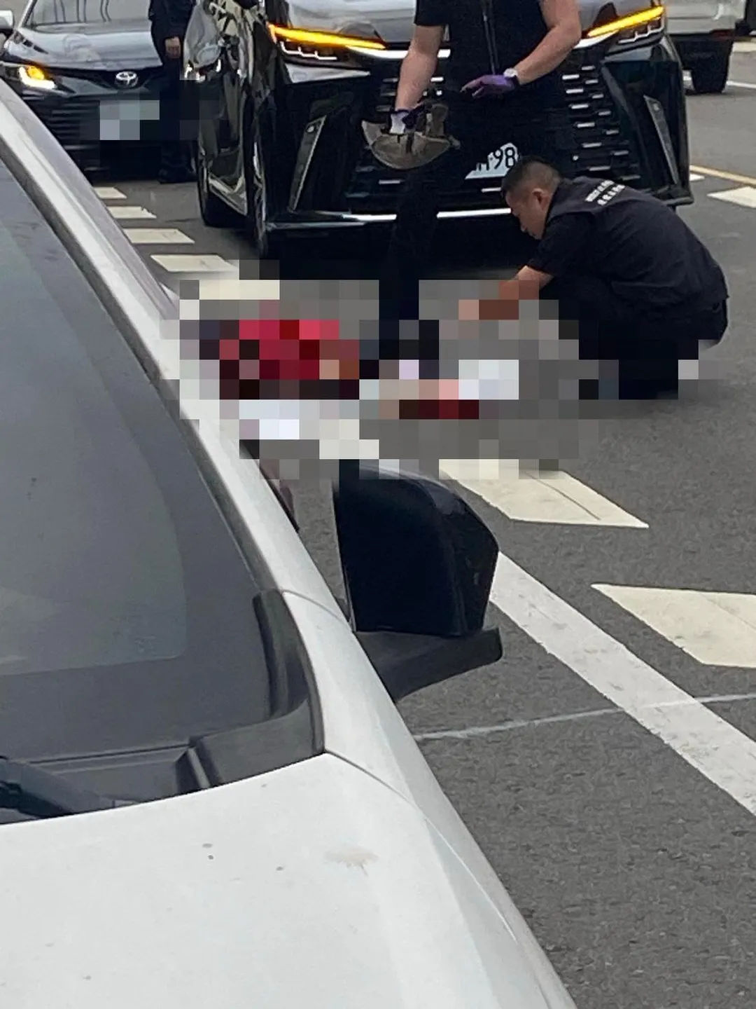 車禍現場。(圖/網友Chi Chi授權提供)