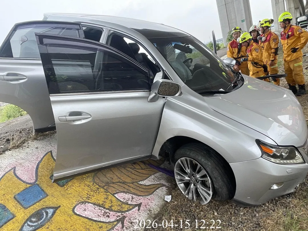 車禍現場。(圖/中天新聞)