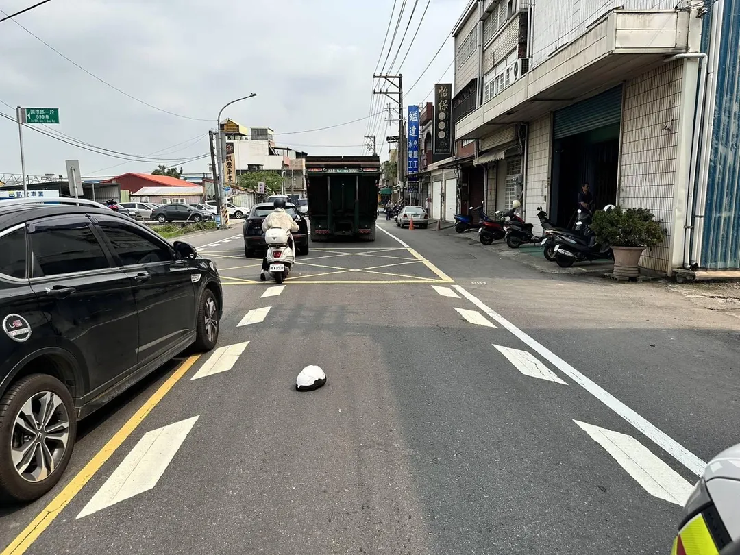 車禍現場。（圖／警方提供）