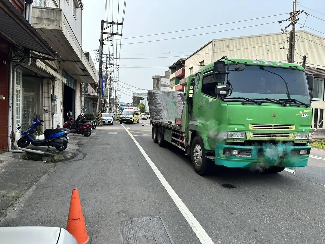 車禍現場。（圖／警方提供）