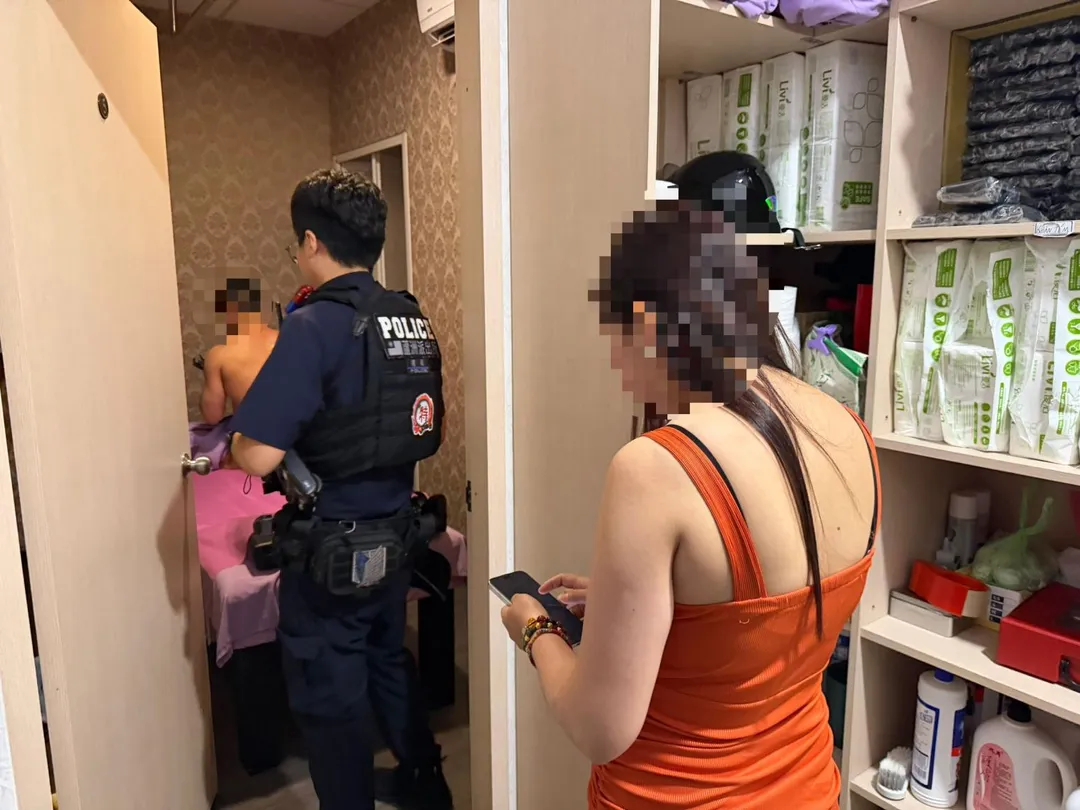 警方執法畫面。（圖／翻攝畫面）