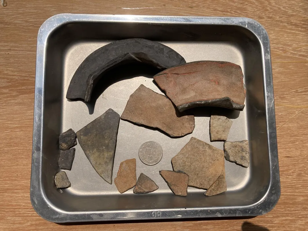 南科奇美醫院新建工程近期於地下室開挖時發現重要考古遺跡。（圖／文資處提供，下同）