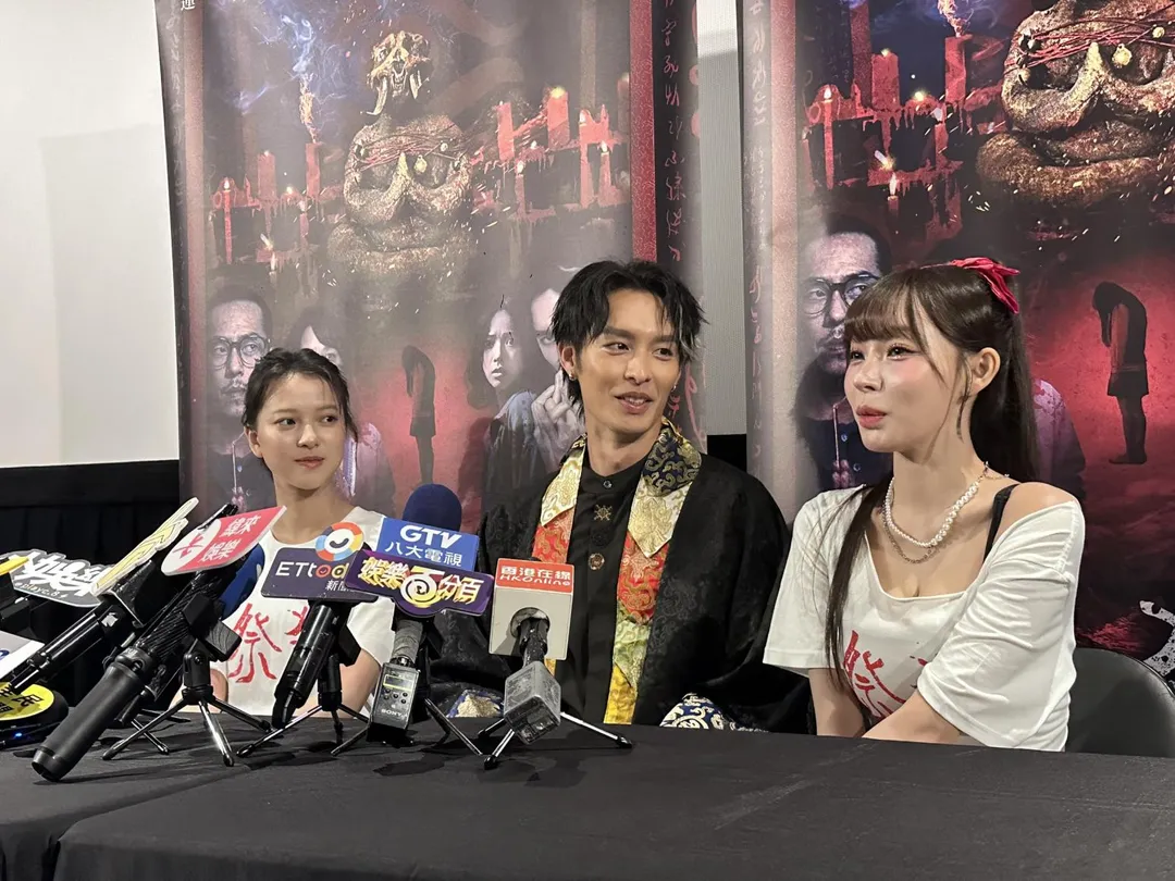 林襄這次在片中飾演神秘關鍵角色，有情緒較重的哭戲。（圖／記者 伍映澄 攝）