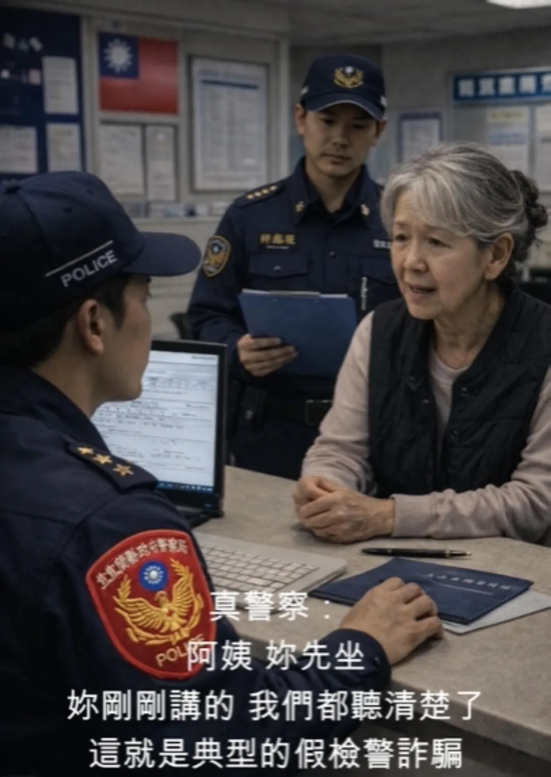 警方把全案做成AI影片。(圖/蘇澳分局提供)