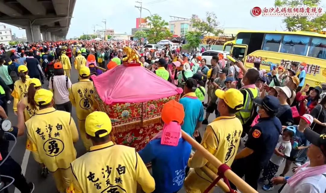 白沙屯媽祖與大甲媽的「雙媽會」又落空。（圖／翻攝自白沙屯媽祖網路電視台）