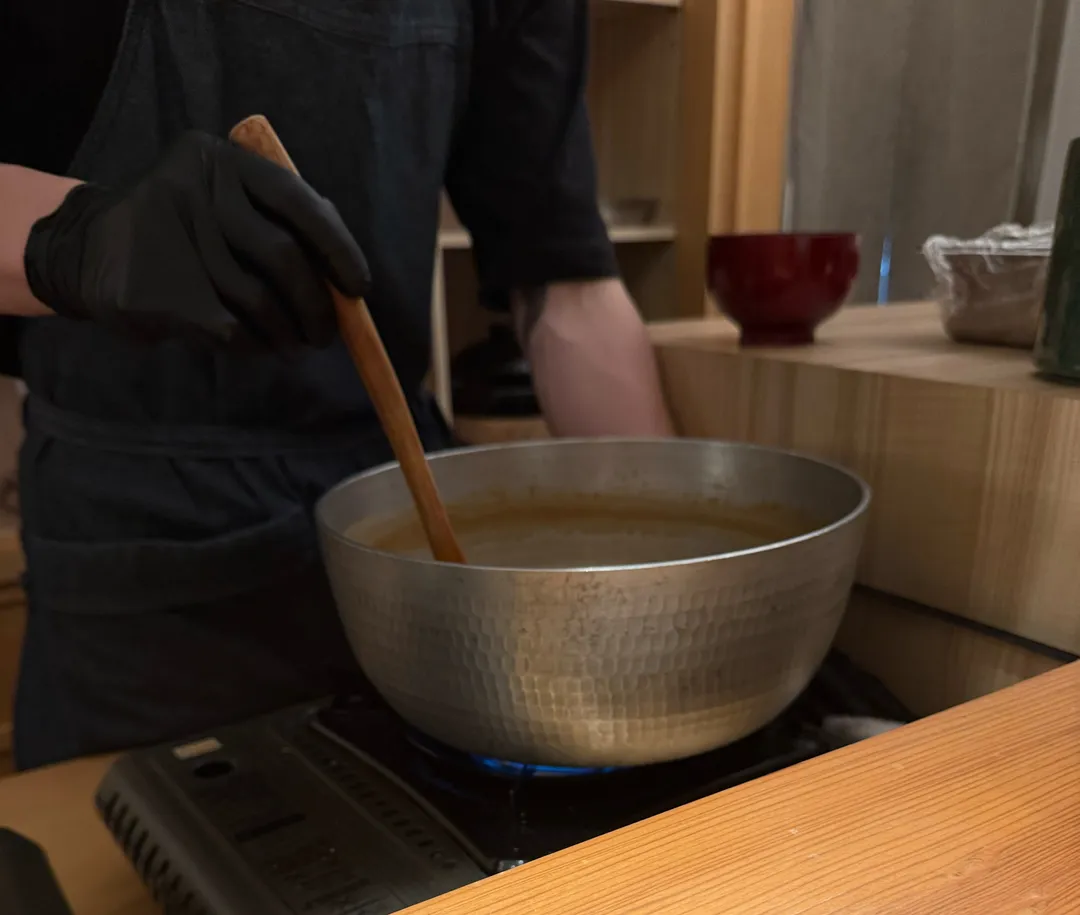 續湯現煮。（圖／黃宏輝提供）