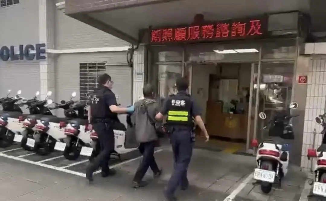 竊嫌犯案隔天即遭警方查獲到案。（圖／翻攝畫面）