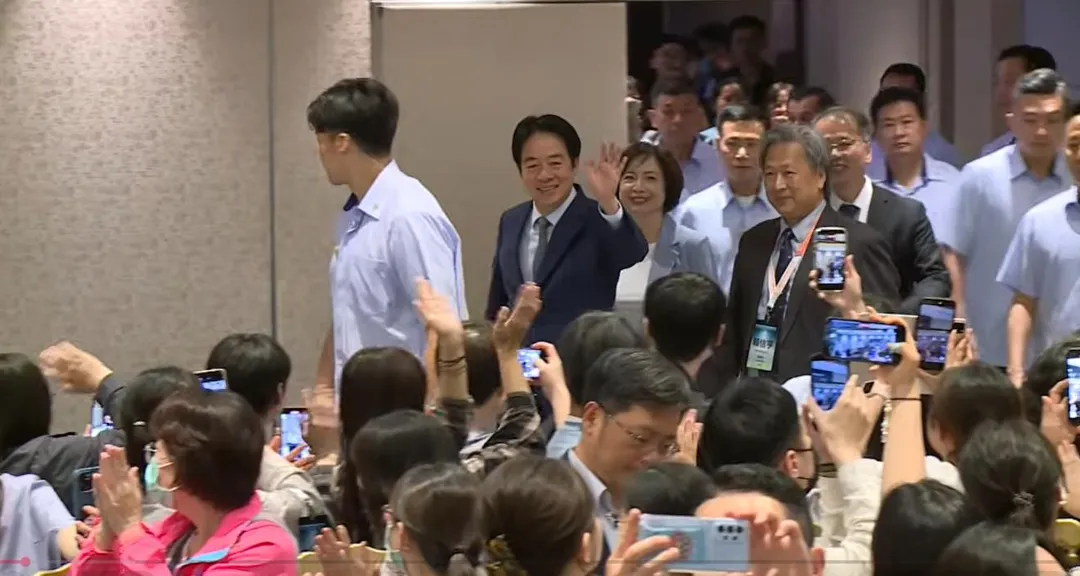 賴清德受到熱烈歡迎。（圖/總統府提供）