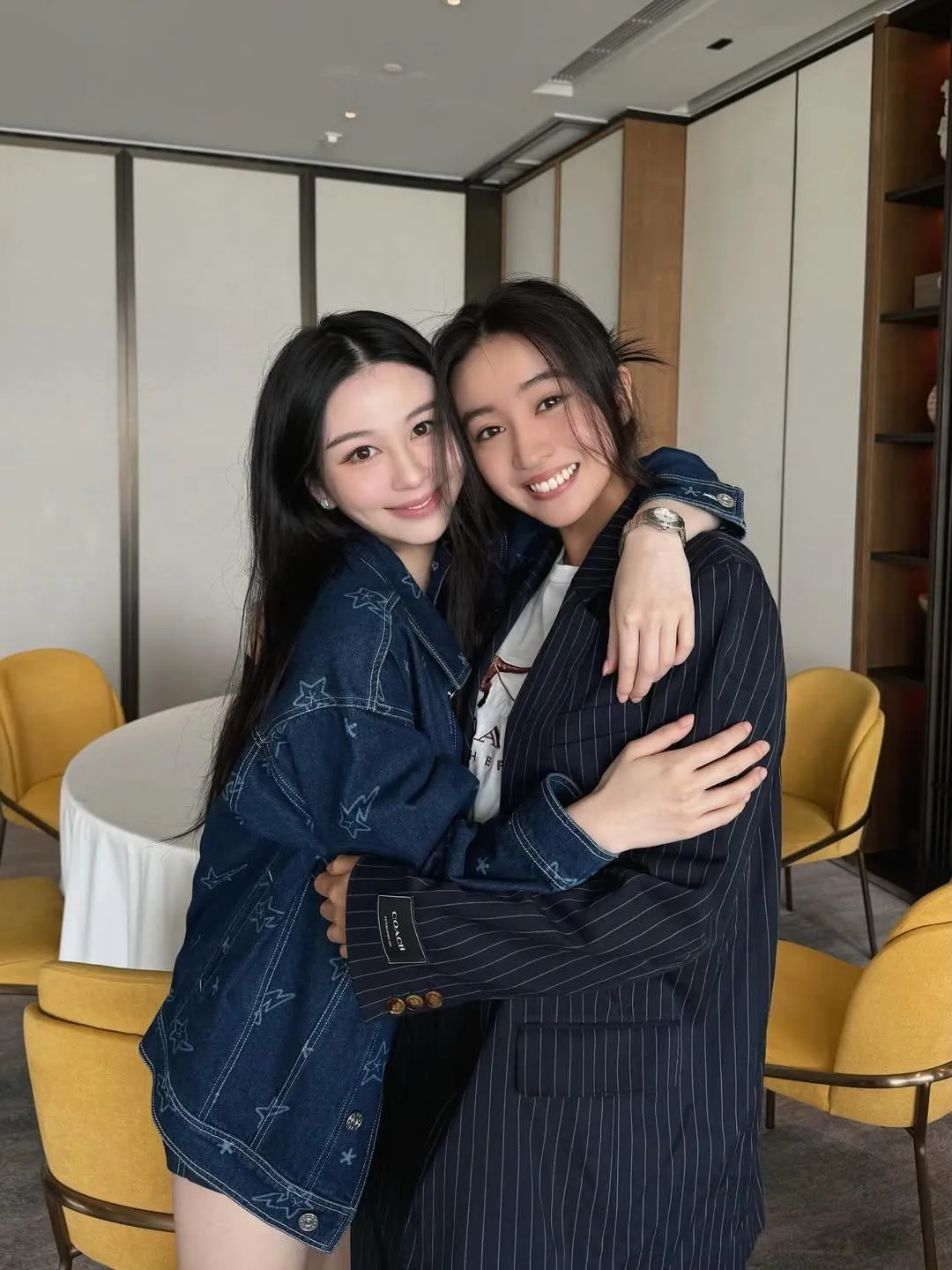 「最美星二代」沈月（左）及木村光希（右）私下交情相當好。（圖／翻攝IG yuetyuetxx）