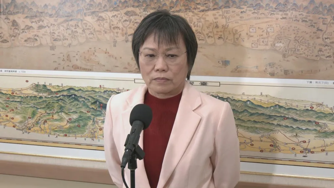 內政部長劉世芳針對大陸高德地圖是否有資安疑慮表示將做風險評估（攝自中天新聞）