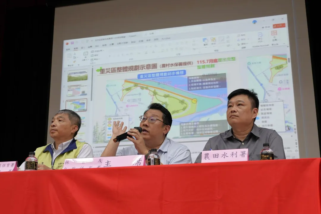 林業及自然保育署指出，目前委託林業試驗所進行造林相關試驗及監測研究，建立示範造林地，並對外提供「受災鹼化農地造林技術指引」供民眾參考。（圖／農業部林業及自然保育署花蓮分署提供）