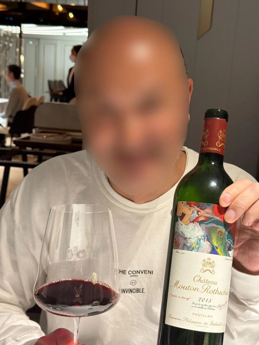 就為了木桐Mouton而來。（圖／黃宏輝提供）