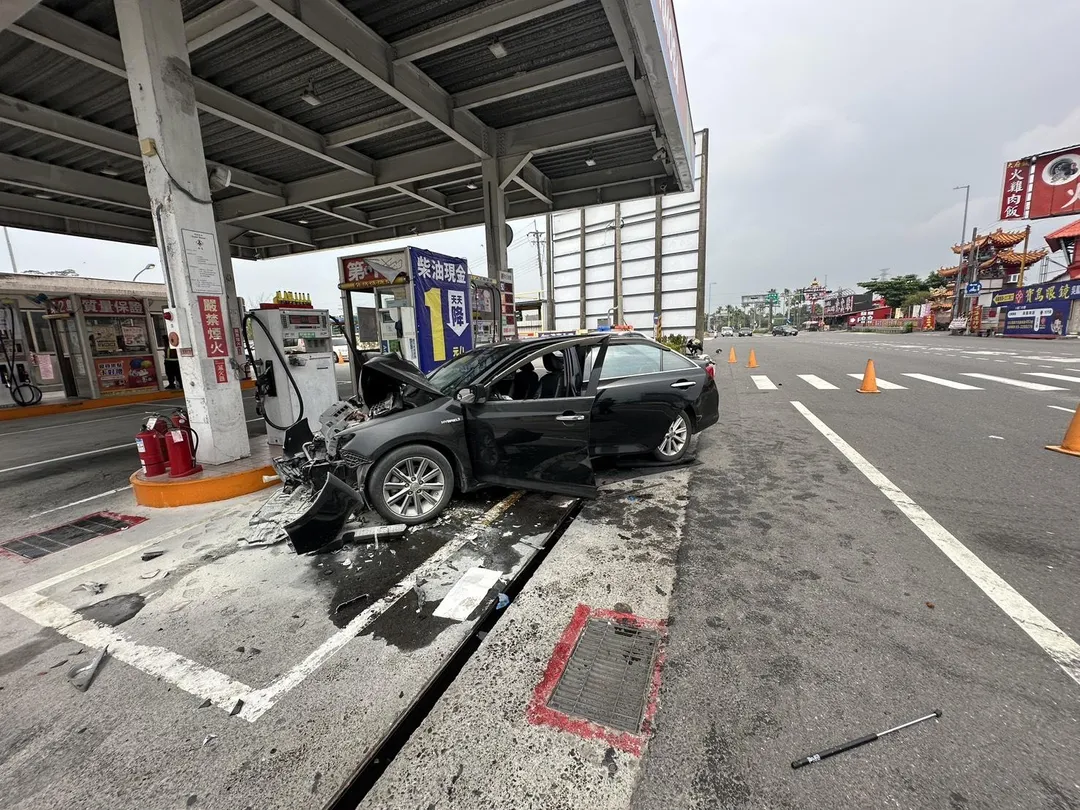 車禍現場。（圖／警方提供）