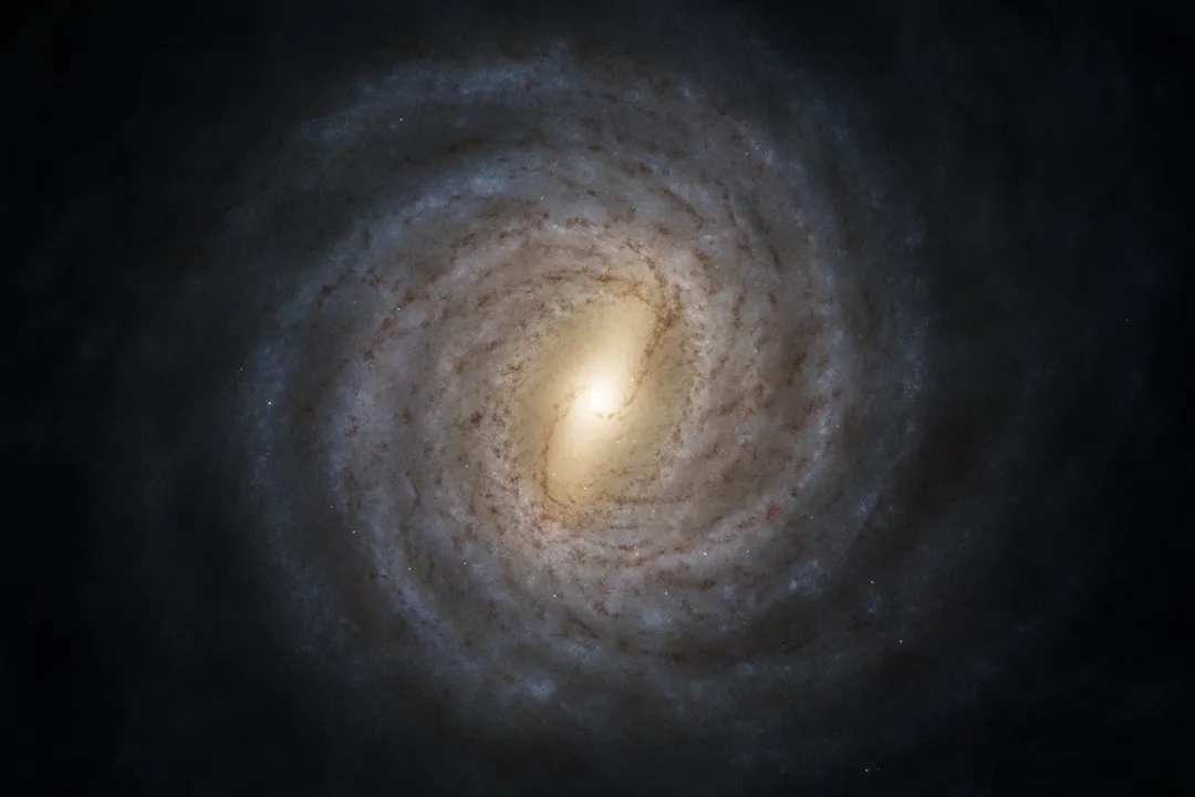 銀河系概念圖。（圖／ESA/Gaia/DPAC）