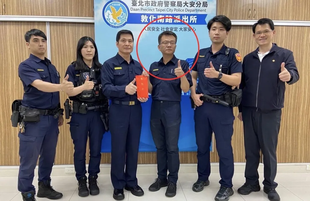 林男接連犯案都栽在敦南所長呂政隆手上。（圖／翻攝畫面）