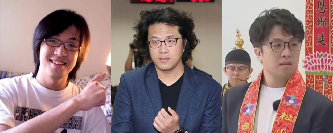很多人以為沈伯洋是自然捲,事實上,他的髮質超直的。(圖/記者合成)