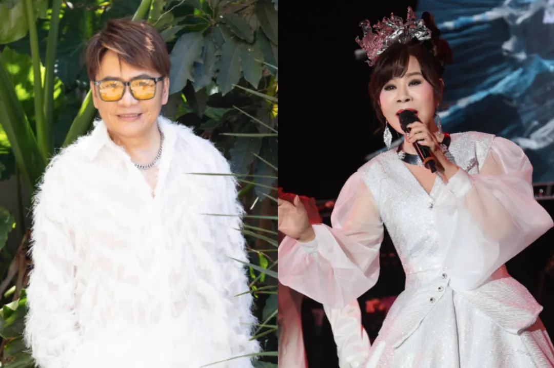 袁小迪（左）因喉嚨長息肉臨時動手術，無法擔任龍千玉（右）演唱會嘉賓。（圖／翻攝自袁小迪臉書、瑞揚創意提供）