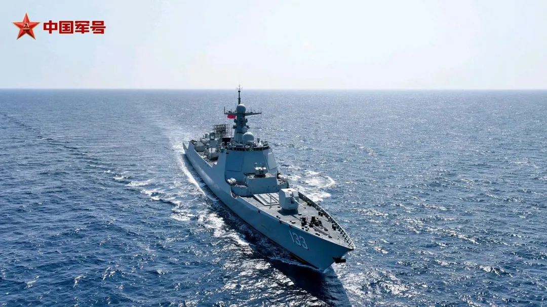 解放軍東部戰區052D型驅逐艦「包頭艦」。（圖／翻攝中國軍號）
