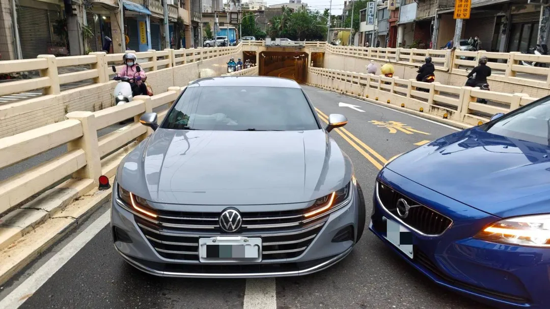 車禍現場。(圖/警方提供)