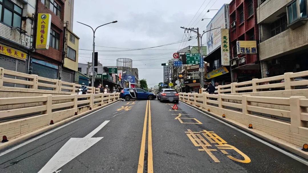 車禍現場。(圖/警方提供)