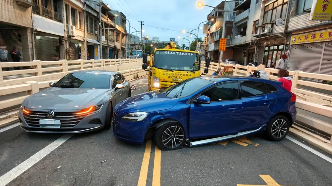 車禍現場。(圖/警方提供)